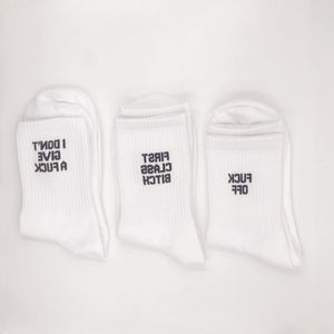 Written socks