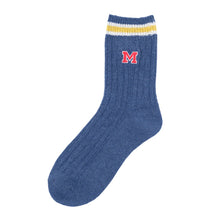 Load image into Gallery viewer, M College Socks