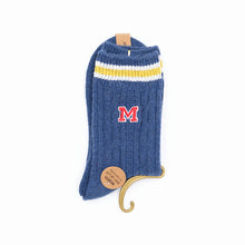 Load image into Gallery viewer, M College Socks