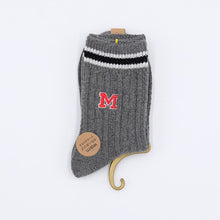 Load image into Gallery viewer, M College Socks